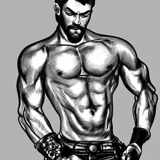 Prompt: tom of finland style arts