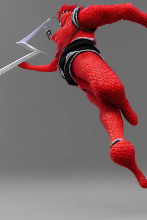 Image similar to strawberry ninja, naruto, concept art, octane render