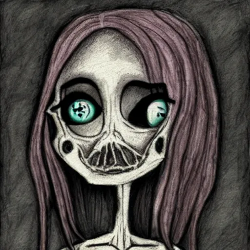 Image similar to grunge drawing of a dog by mrrevenge in the style of corpse bride