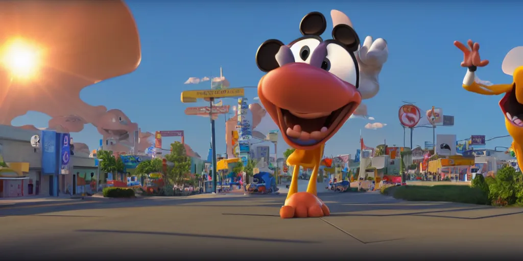 Image similar to boards of canada disney pixar 3 d render, highly detailed, sharp, 4 k, soft lighting, global illumination