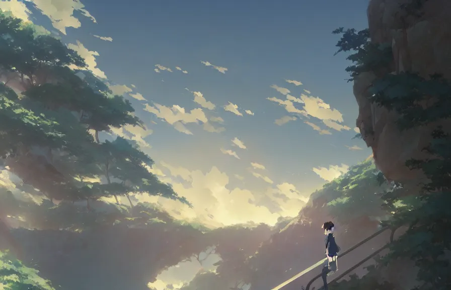 Image similar to makoto shinkai concept art of the spork dimension, key visual, ambient lighting, highly detailed, digital painting, artstation, concept art, sharp focus, by makoto shinkai and akihiko yoshida and hidari and wlop and greg rutkowski