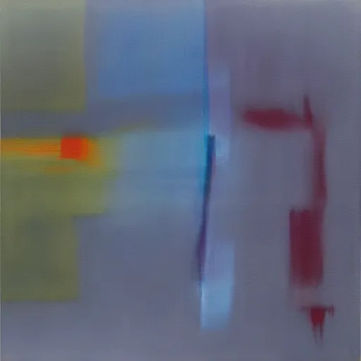 Image similar to painting by Gerhard Richter