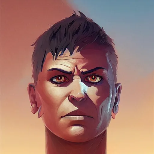 Image similar to face icon stylized minimalist mad max : fury road, loftis, cory behance hd by jesper ejsing, by rhads, makoto shinkai and lois van baarle, ilya kuvshinov, rossdraws global illumination