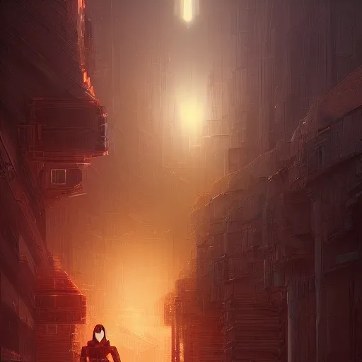 Image similar to dead inside cybernetic anubis made of steel in light armor, by ian pesty and alena aenami and ilya kuvshinov, concept art, matte painting, washed colors,