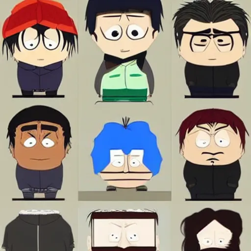 Prompt: jackie chan, in the style of south park