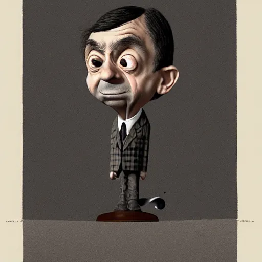 Image similar to Mr Bean, by John Kenn Mortensen