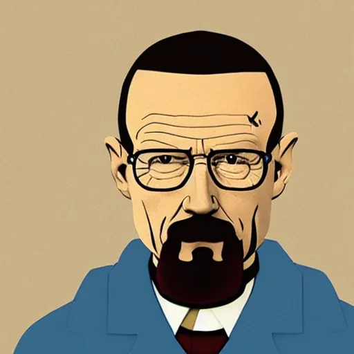Prompt: Walter White in the style of El Lissitzky