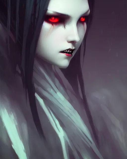 dark vampire anime girl