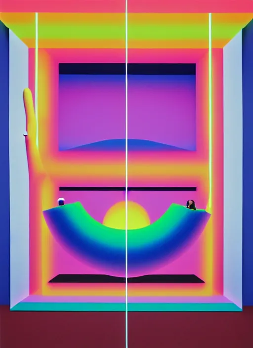 Image similar to office room by shusei nagaoka, kaws, david rudnick, airbrush on canvas, pastell colours, cell shaded, 8 k