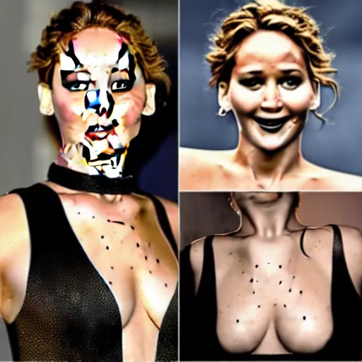 Image similar to jennifer lawrence is the frankenstein monster