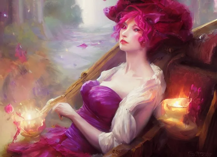 Image similar to digital art of shalltear bloodfallen by vladimir volegov and alexander averin and delphin enjolras and daniel f. gerhartz