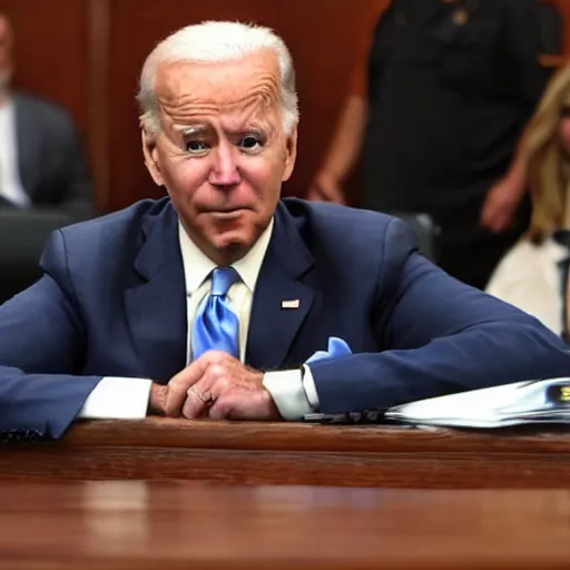 Image similar to joe biden in court for defamation