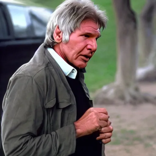 Image similar to harrison ford sneezing