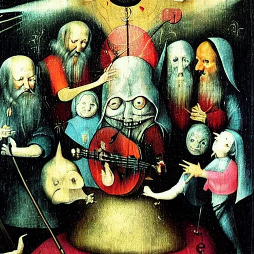 Image similar to Hieronymus Bosch nirvana