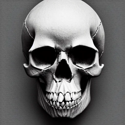 Prompt: photo of a skull, studio lighting, 4k