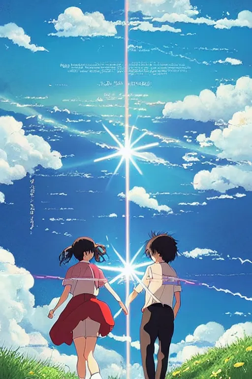 Image similar to “ a jacques kleynhans illustration of the your name movie poster ”