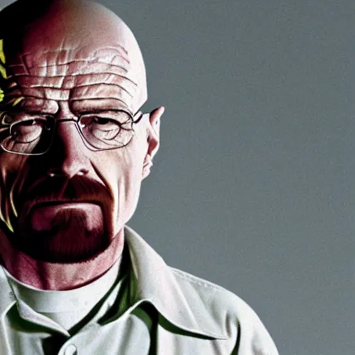 Prompt: Walter White, huge meth lab disaster