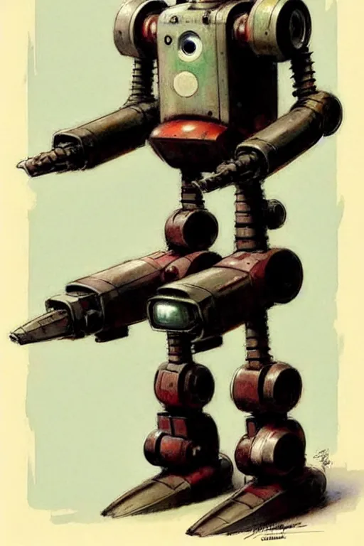 Image similar to ( ( ( ( ( 1 9 5 0 s robot knome mecha. muted colors. ) ) ) ) ) by jean - baptiste monge!!!!!!!!!!!!!!!!!!!!!!!!!!!!!!