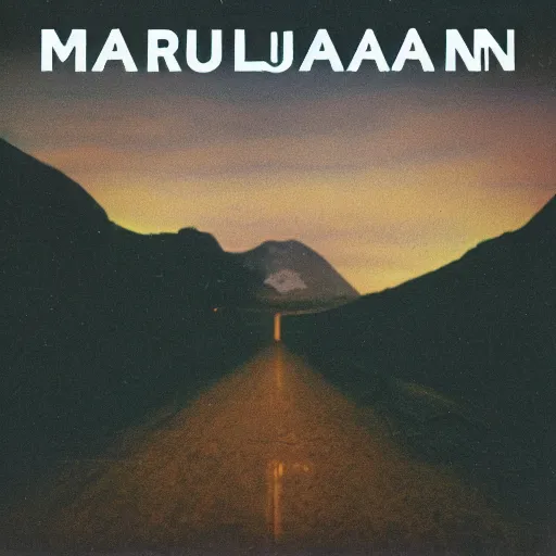 Prompt: grainy dreamy album cover mariuana