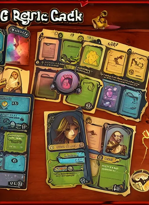 Image similar to rpg card game, dark, cute