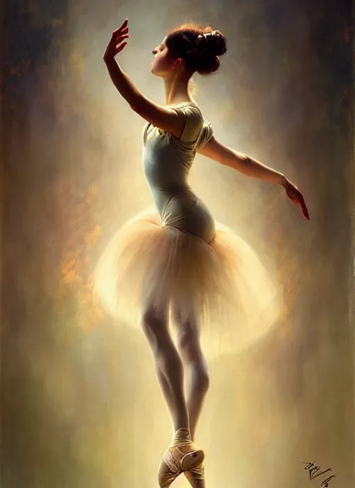 Image similar to prima ballerina by bayard wu, anna podedworna, gaston bussiere, greg rutkowski