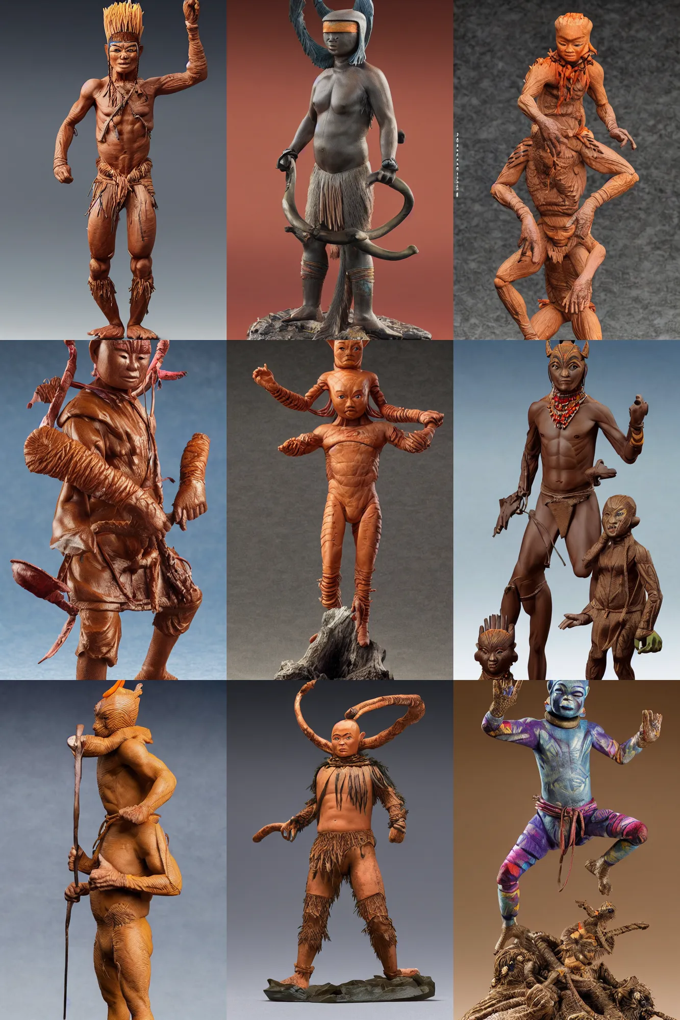 Prompt: a still high quality figurine of a selk ´ nam people by katsuya terada, frank frazetta, alex ross, lisa frank, dynamic pose, detailed product photo, sharp focus, tone mapped, epic composition 8 5 mm, f. 1 4, zoom out