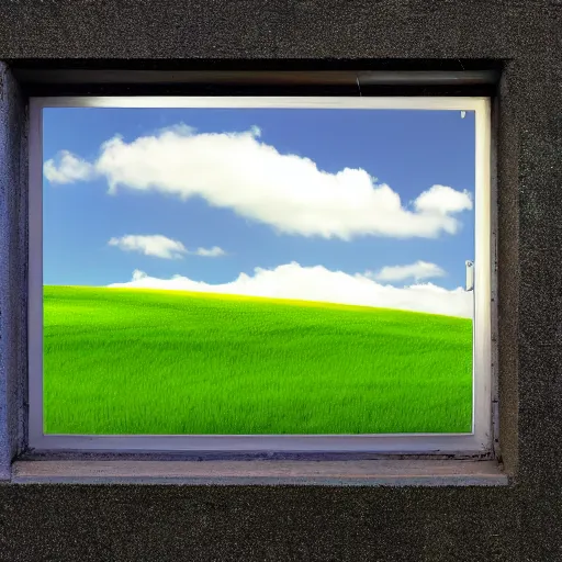 Image similar to windows xp, liminal space