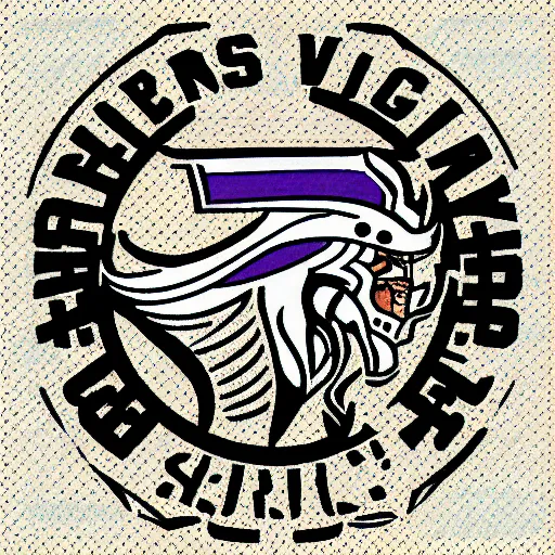 Image similar to sports logo detailed vector vikings