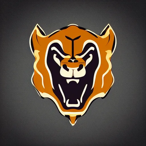 Image similar to sports logo detailed vector panther