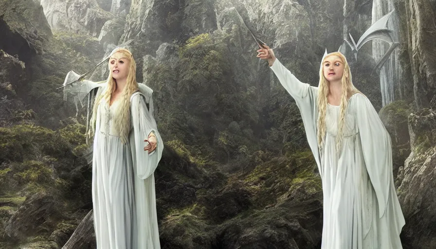 Prompt: Photo of Galadriel