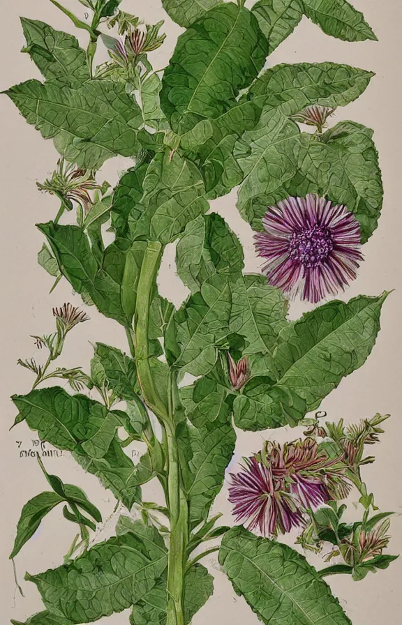 Image similar to botanical illustration