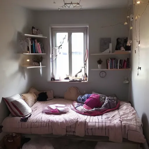 Prompt: My room, best image of all time in CozyPlaces subreddit