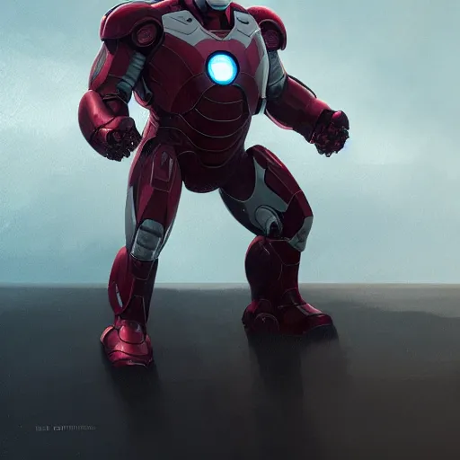 Prompt: Ironman who is very very very morbidly obese, intricate, elegant, highly detailed, digital painting, artstation, concept art, smooth, sharp focus, illustration, art by WlOP