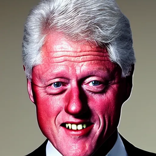 Image similar to a photo of bill clinton as a professional clown