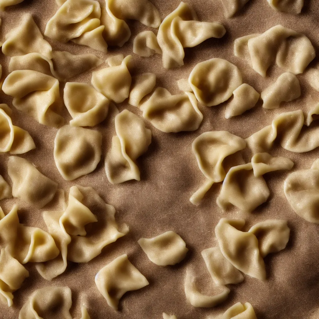 Prompt: tortelloni pasta texture, 4k