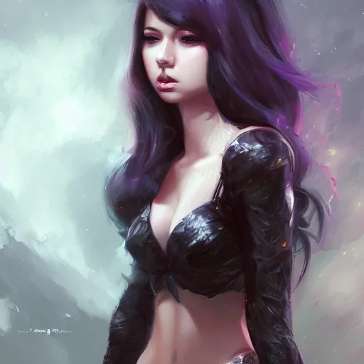 Prompt: hot petite teen girl, full body, gorgeous, amazing, darkness aura brooding from her body, elegant, intricate, highly detailed, digital painting, artstation, concept art, sharp focus, illustration, art by Ross tran