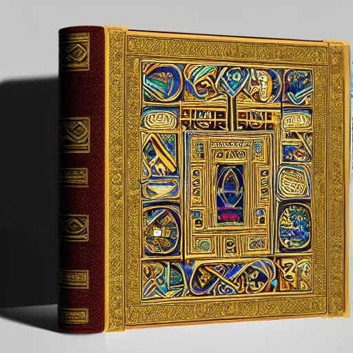 Image similar to book of kells art turned in 3 d living objects, digital art, cosmic, 3 d high definition, trending on artstation, photorealistic, high resolution, vray, 8 k, octane, trending on, hdr, hyper detailed, insane details, intricate, elite, ornate, elegant, unreal engine