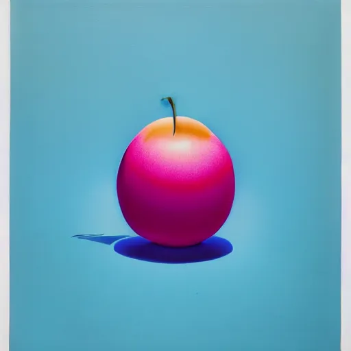 Image similar to fruit by shusei nagaoka, kaws, david rudnick, airbrush on canvas, pastell colours, cell shaded, 8 k