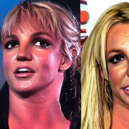 Prompt: britney spears as a man