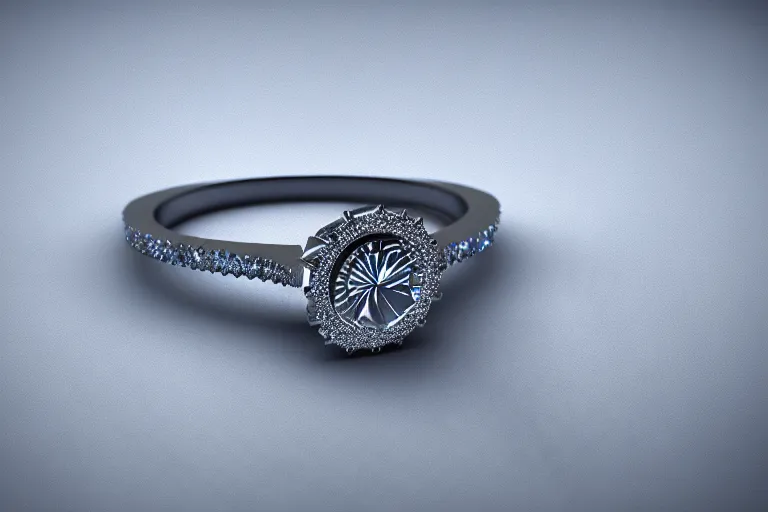 Prompt: diamond ring. super realistic 8 k render of a elegant, cinematic composition