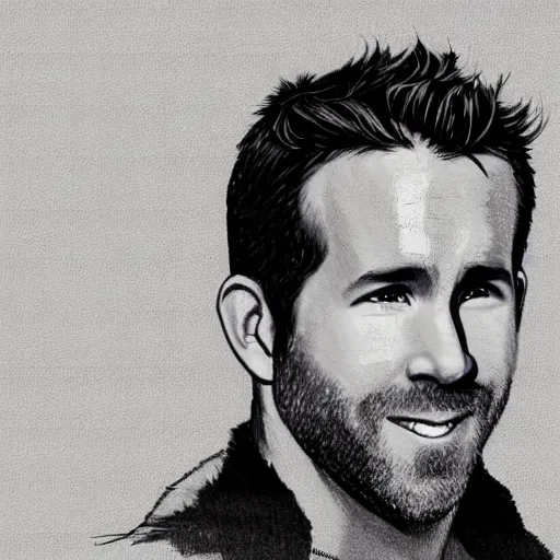 Ryan Reynolds Portrait' Poster by Rozi Art | Displate