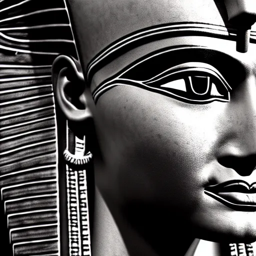 Prompt: an insanely detailed realistic photo of an egyptian pharaoh