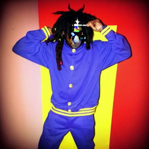 Image similar to Chief Keef in a Sailor Moon outfit