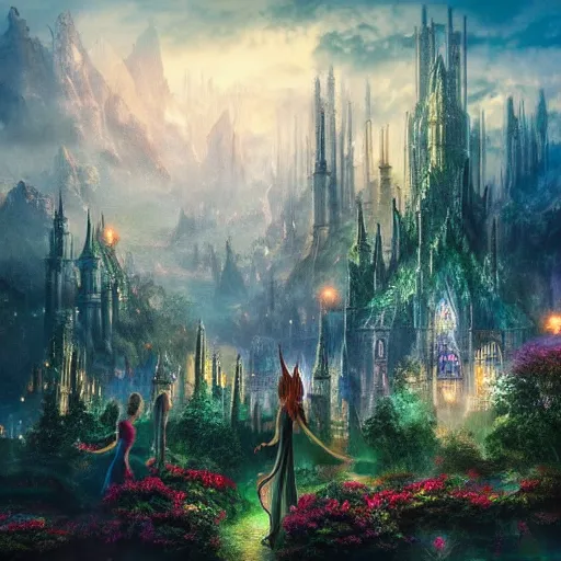 Prompt: this _ elven _ city _ is _ beautiful. _ its _ like _ a _ perfect _ moment. _ i _ feel _ happy _ when _ i _ look _ at _ this. _ im _ there. jpg