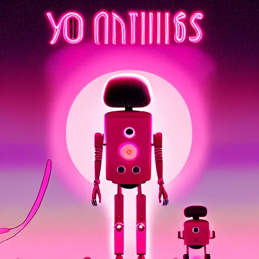 Image similar to yoshimi battles the pink robots, illustrated, detailed, 4 k