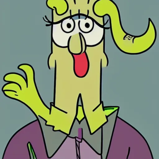 Image similar to handsome squidward, cartoon network