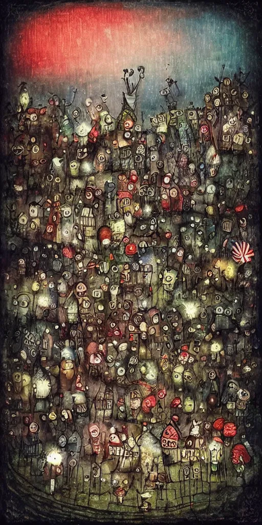 Image similar to a 4 th of july scene by alexander jansson