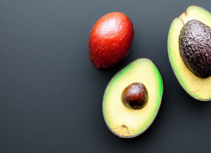 Image similar to dslr food photograph of avocados with elon musk morphing through, 8 5 mm f 1. 8