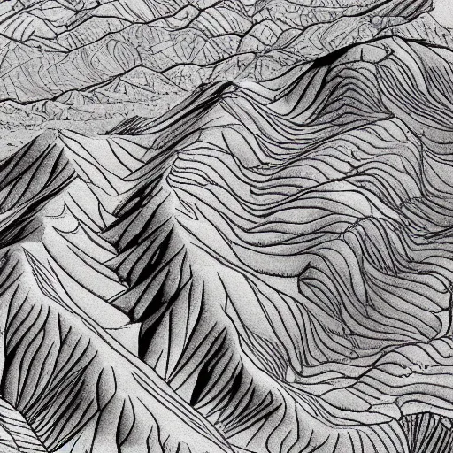 Prompt: mount Fujiama topography contour lines