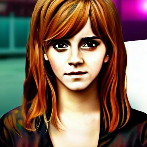 Image similar to 3 d photo of emma watson cosplaying as an anime catgirl, bokeh, shader, anime art style, highly detailed, cel - shaded, colorful, animated, trending
